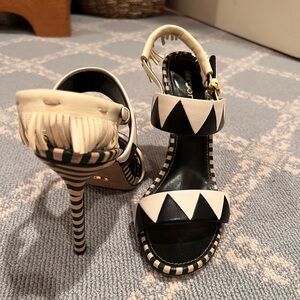 Sergio Rossi Slingback Sandals, Size 37